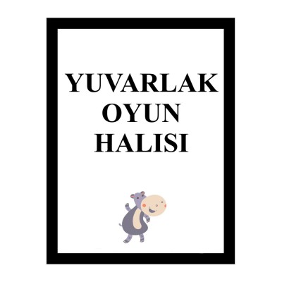 Yuvarlak Oyun Halısı