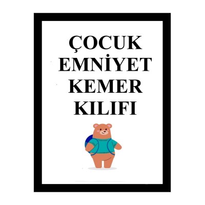 Çocuk Emniyet Kemer Kılıfı