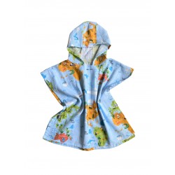 Dünya Haritası Müslin Panço 3-5 Yaş