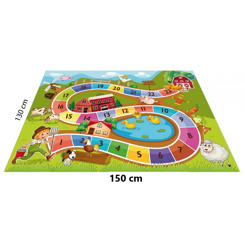 Çiftlik Konseptli Oyun Halısı - 150*130 Çiftlik Konseptli Oyun Halısı - 150*130